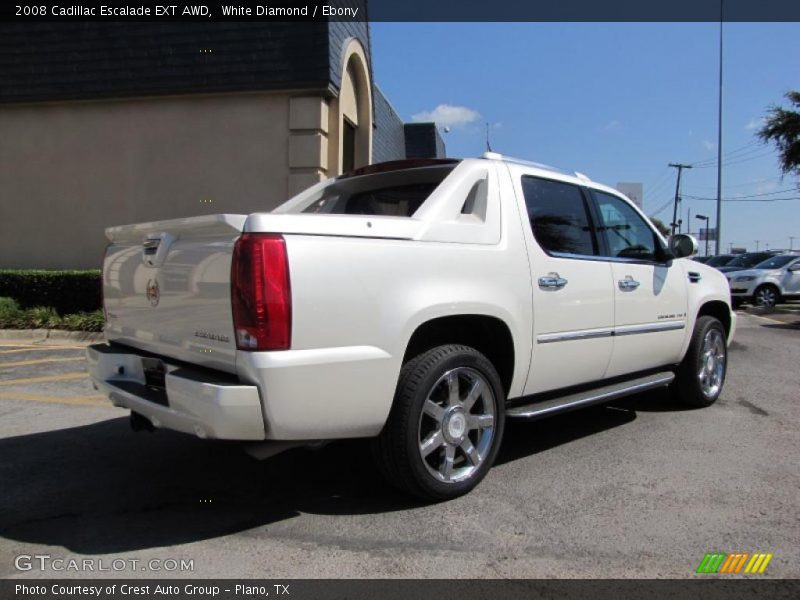 White Diamond / Ebony 2008 Cadillac Escalade EXT AWD
