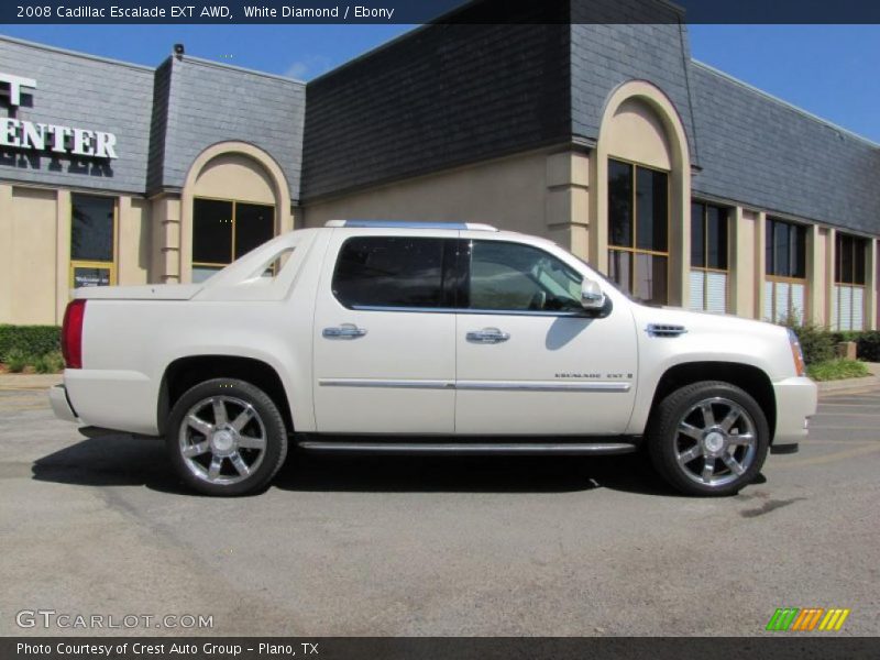 White Diamond / Ebony 2008 Cadillac Escalade EXT AWD