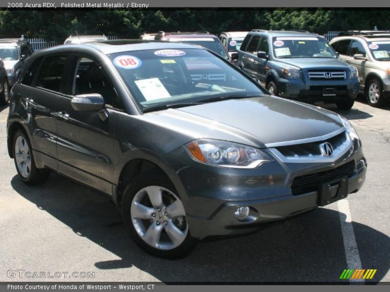 Polished Metal Metallic / Ebony 2008 Acura RDX