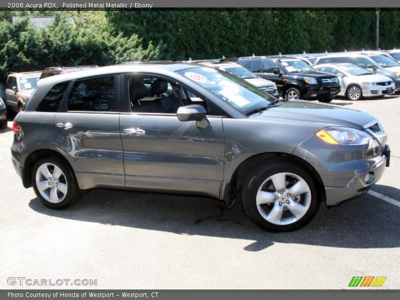 Polished Metal Metallic / Ebony 2008 Acura RDX