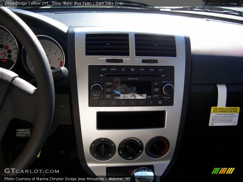 Deep Water Blue Pearl / Dark Slate Gray 2009 Dodge Caliber SXT