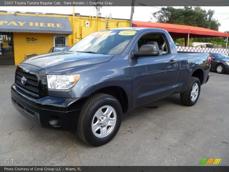 Slate Metallic / Graphite Gray 2007 Toyota Tundra Regular Cab