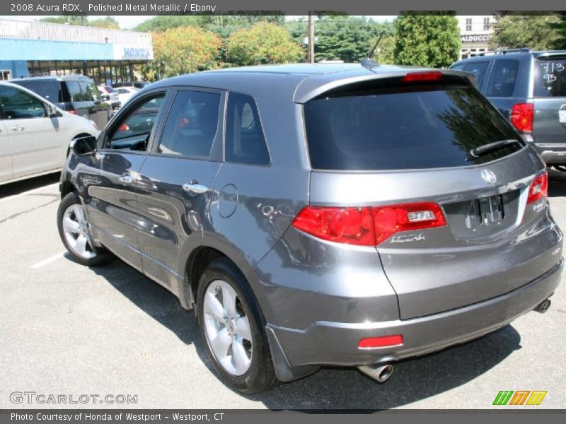Polished Metal Metallic / Ebony 2008 Acura RDX