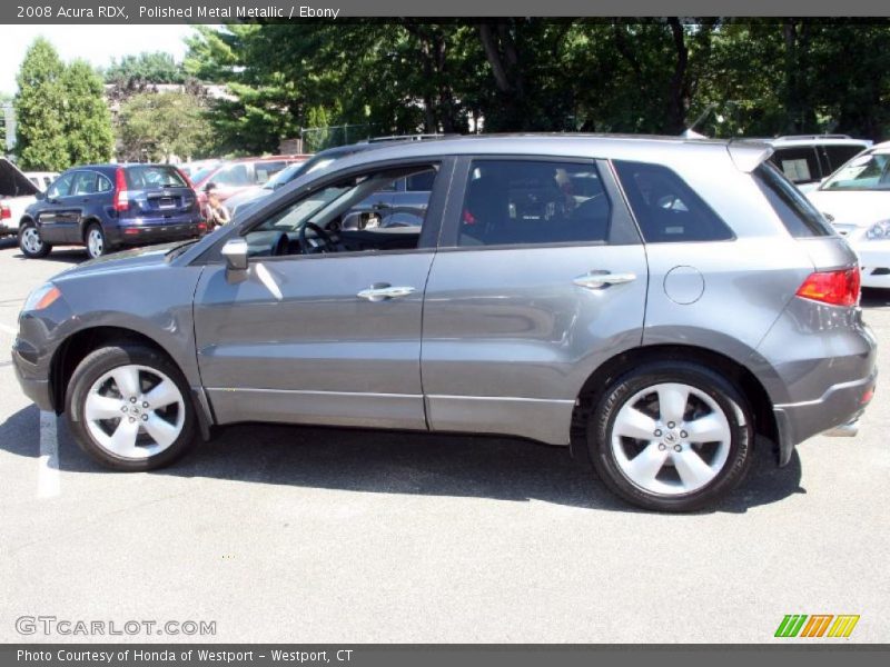 Polished Metal Metallic / Ebony 2008 Acura RDX