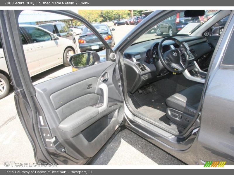 Polished Metal Metallic / Ebony 2008 Acura RDX