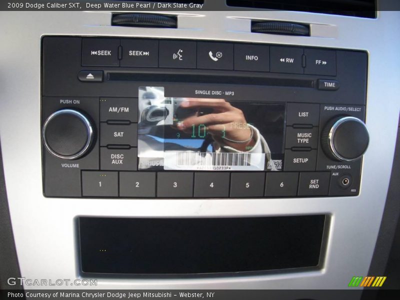 Deep Water Blue Pearl / Dark Slate Gray 2009 Dodge Caliber SXT