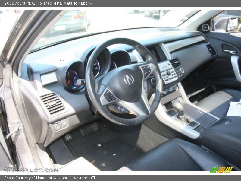 Polished Metal Metallic / Ebony 2008 Acura RDX