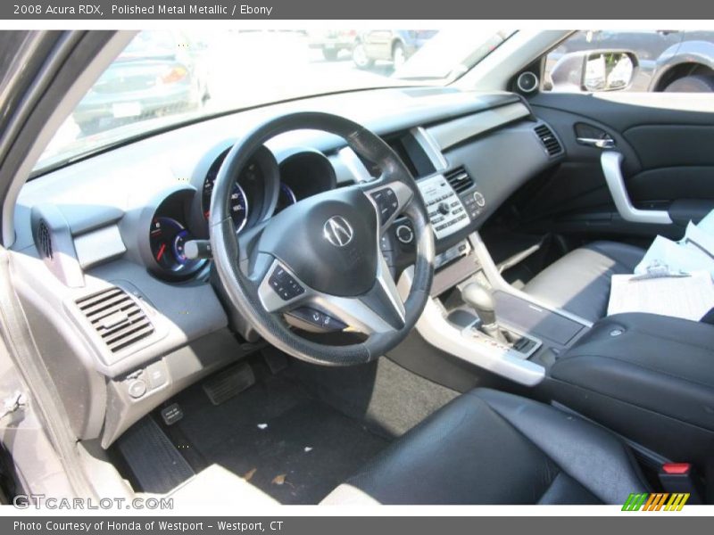 Polished Metal Metallic / Ebony 2008 Acura RDX