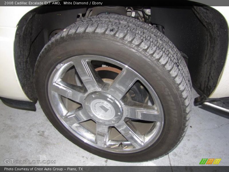 White Diamond / Ebony 2008 Cadillac Escalade EXT AWD