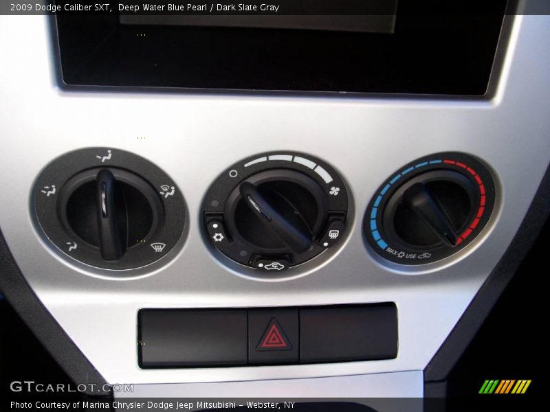 Deep Water Blue Pearl / Dark Slate Gray 2009 Dodge Caliber SXT