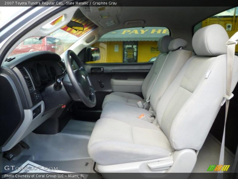 Slate Metallic / Graphite Gray 2007 Toyota Tundra Regular Cab