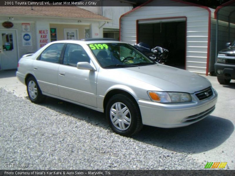 Lunar Mist Metallic / Gray 2001 Toyota Camry LE V6