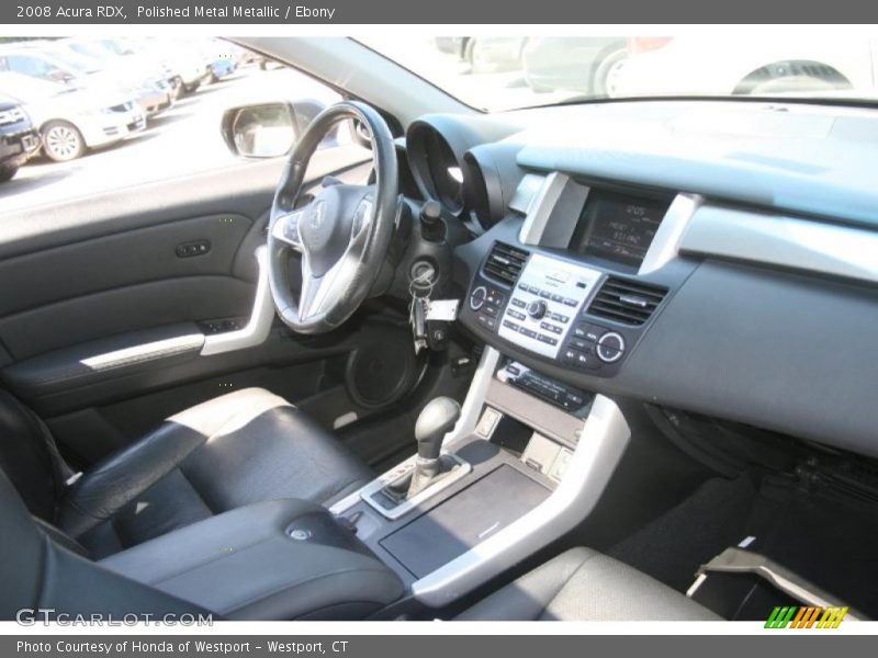 Polished Metal Metallic / Ebony 2008 Acura RDX