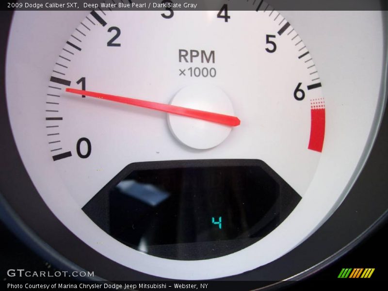 Deep Water Blue Pearl / Dark Slate Gray 2009 Dodge Caliber SXT