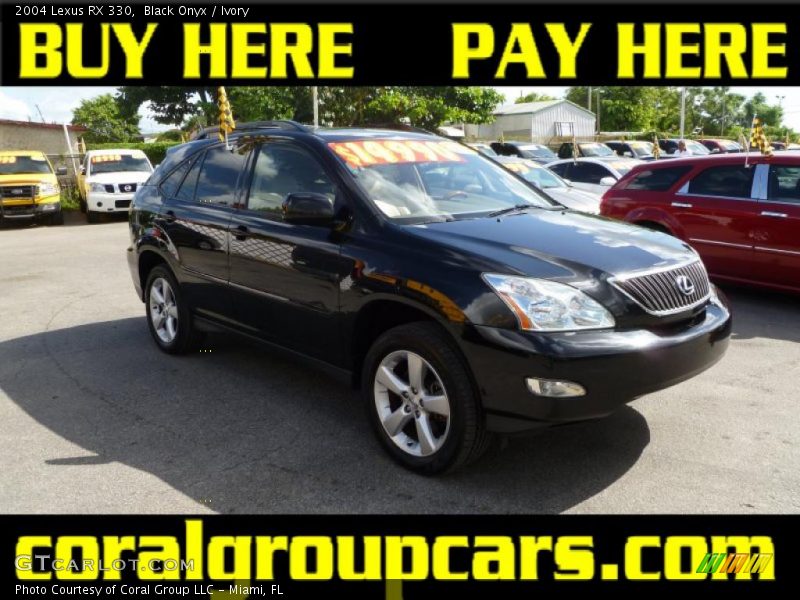 Black Onyx / Ivory 2004 Lexus RX 330