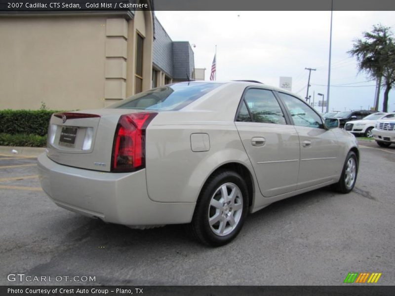 Gold Mist / Cashmere 2007 Cadillac CTS Sedan