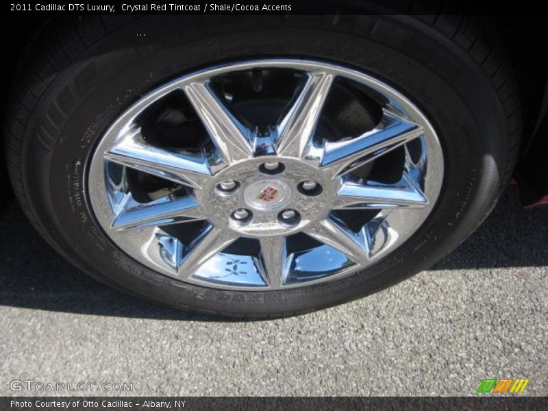Crystal Red Tintcoat / Shale/Cocoa Accents 2011 Cadillac DTS Luxury