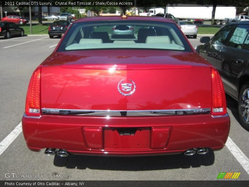 Crystal Red Tintcoat / Shale/Cocoa Accents 2011 Cadillac DTS Luxury