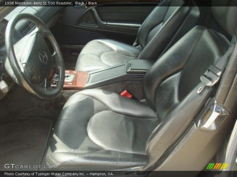 Black / Black 1998 Mercedes-Benz SL 500 Roadster