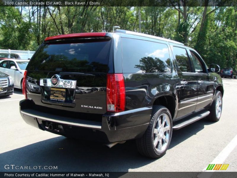 Black Raven / Ebony 2008 Cadillac Escalade ESV AWD