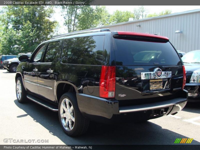 Black Raven / Ebony 2008 Cadillac Escalade ESV AWD