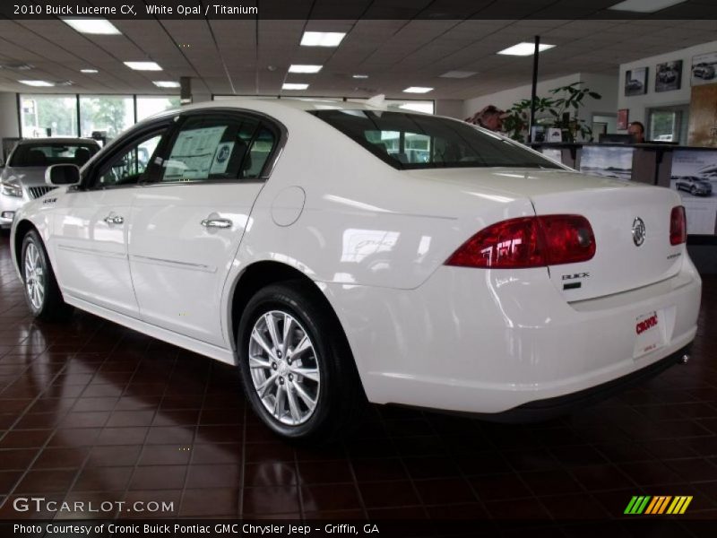 White Opal / Titanium 2010 Buick Lucerne CX