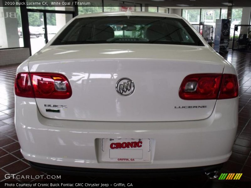 White Opal / Titanium 2010 Buick Lucerne CX