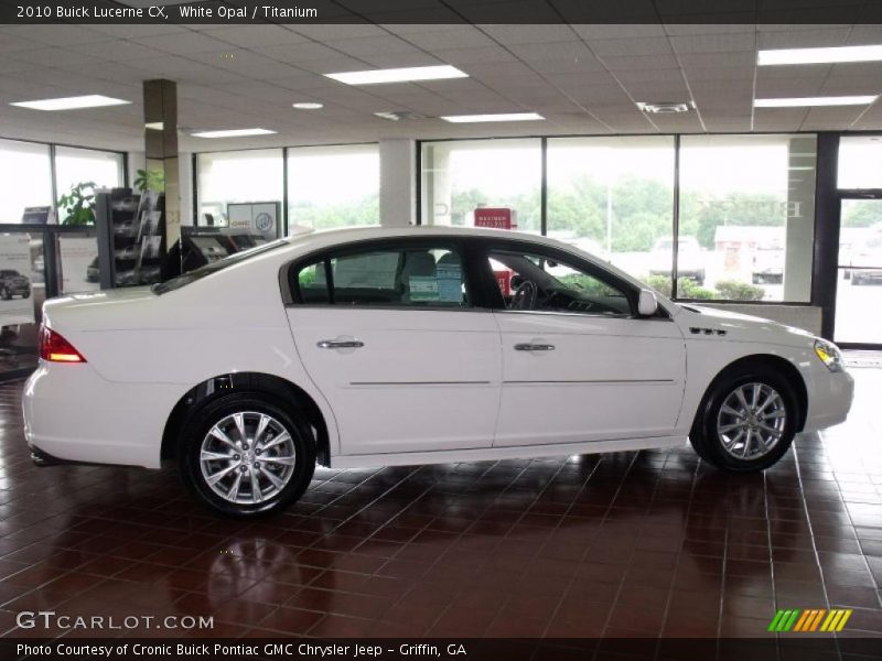 White Opal / Titanium 2010 Buick Lucerne CX