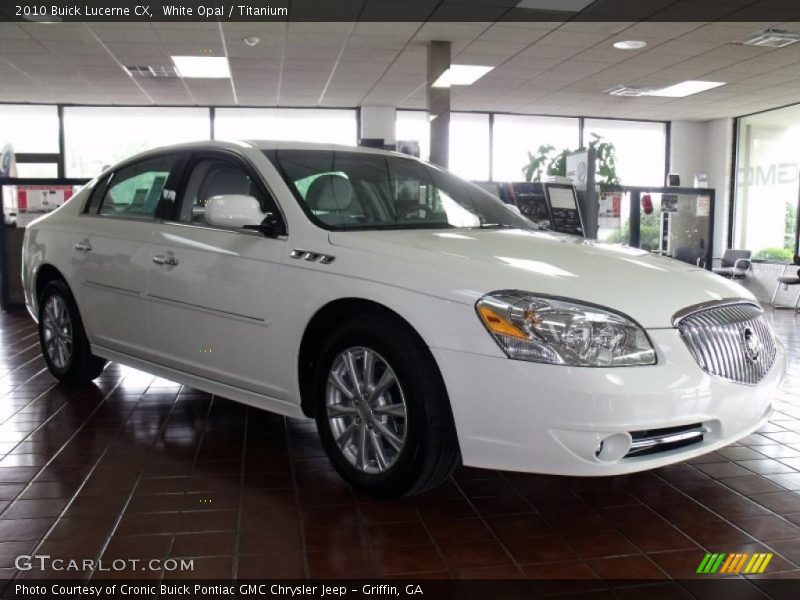 White Opal / Titanium 2010 Buick Lucerne CX