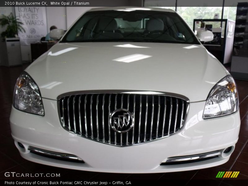 White Opal / Titanium 2010 Buick Lucerne CX