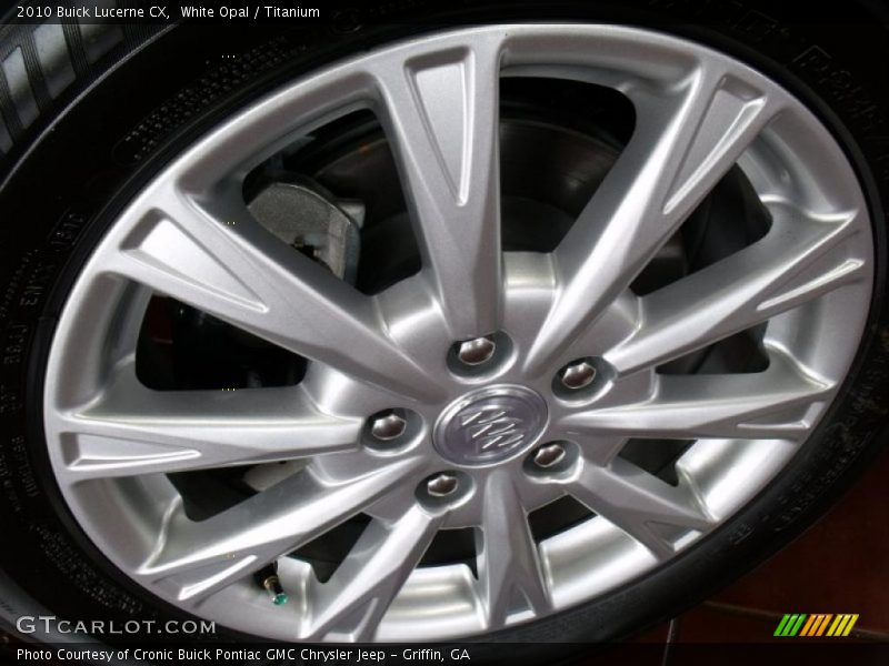 White Opal / Titanium 2010 Buick Lucerne CX