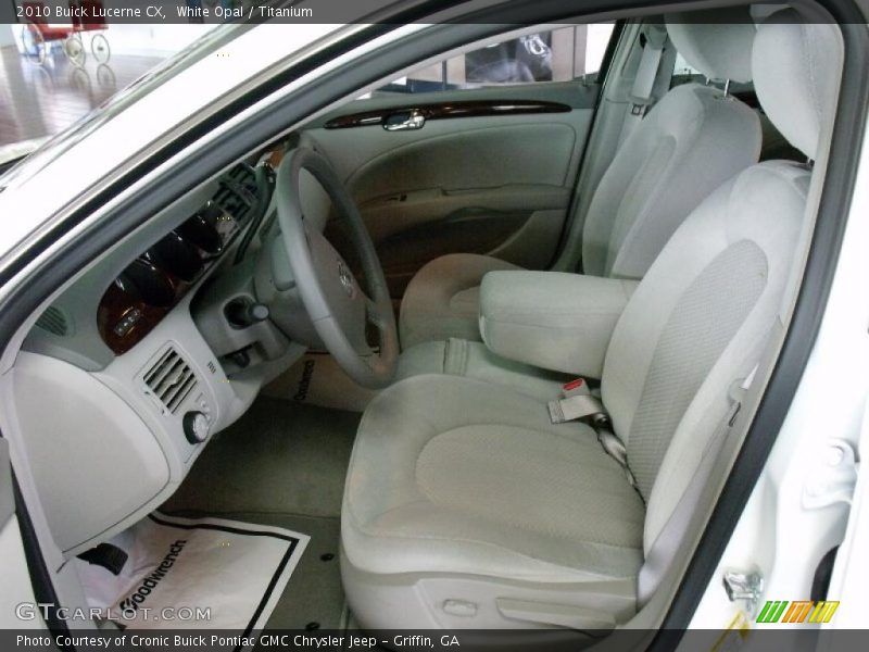 White Opal / Titanium 2010 Buick Lucerne CX