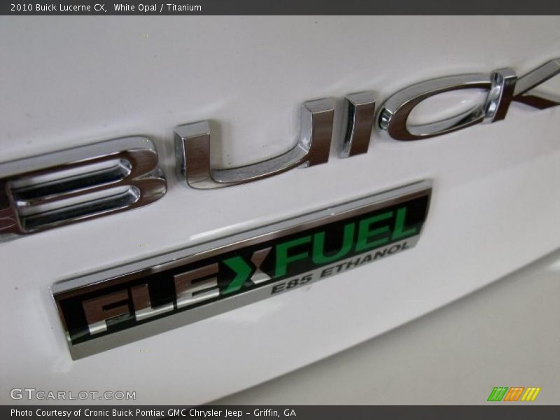 White Opal / Titanium 2010 Buick Lucerne CX