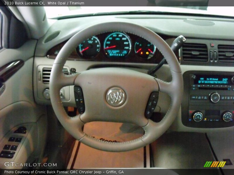 White Opal / Titanium 2010 Buick Lucerne CX