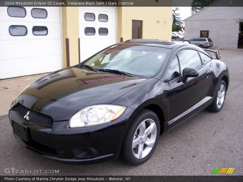 Kalapana Black Satin / Dark Charcoal 2009 Mitsubishi Eclipse GS Coupe