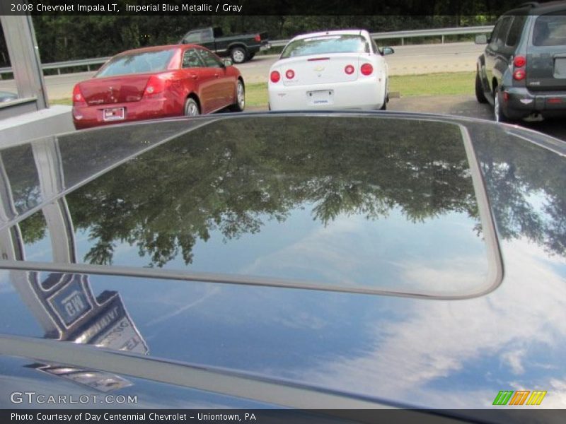 Imperial Blue Metallic / Gray 2008 Chevrolet Impala LT