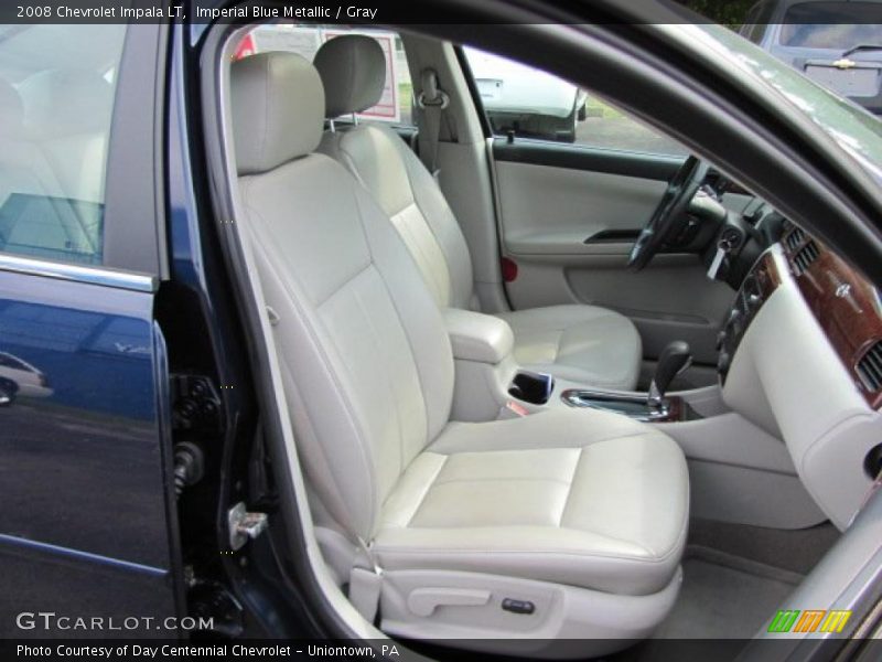 Imperial Blue Metallic / Gray 2008 Chevrolet Impala LT