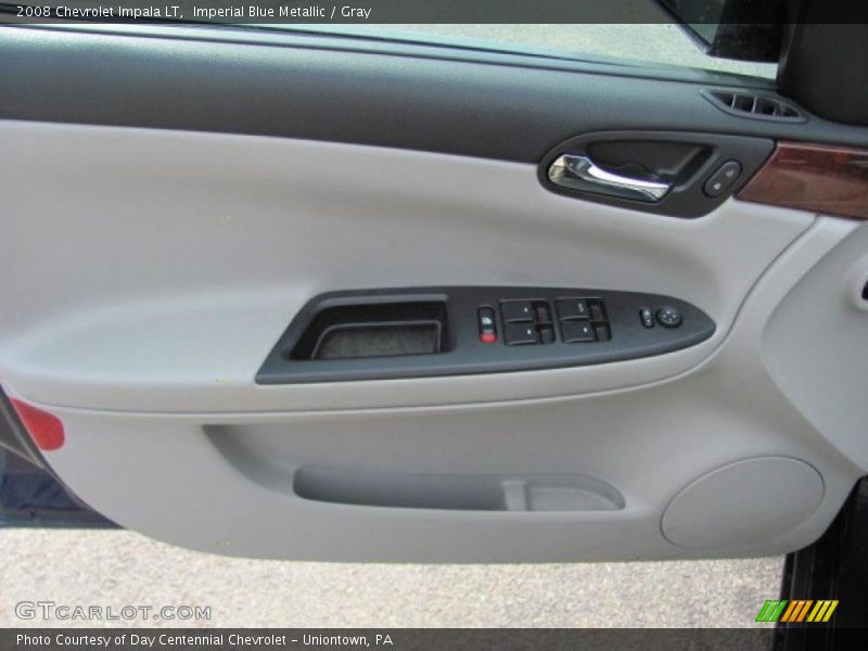 Imperial Blue Metallic / Gray 2008 Chevrolet Impala LT
