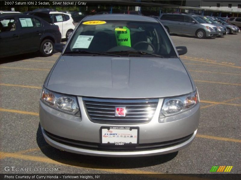 Silver Nickel / Gray 2007 Saturn ION 2 Sedan