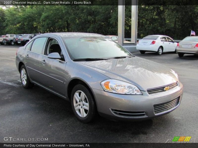 Dark Silver Metallic / Ebony Black 2007 Chevrolet Impala LS