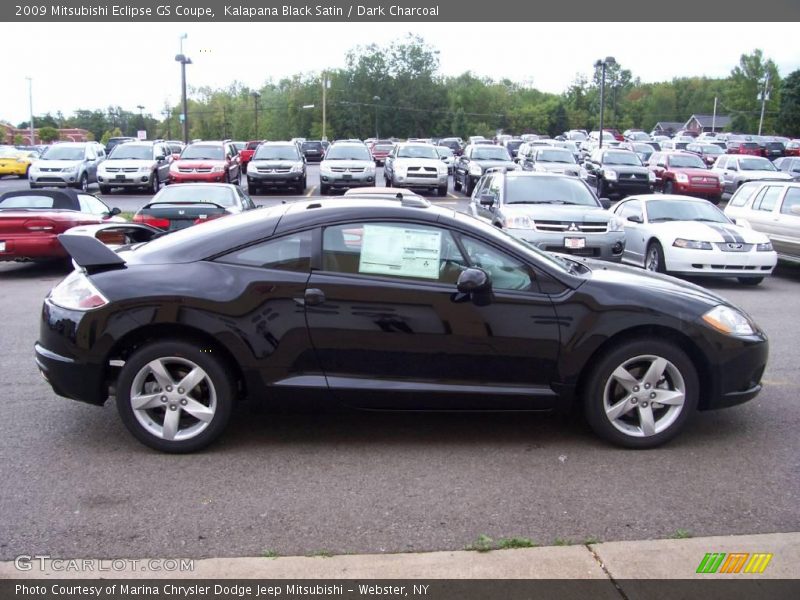 Kalapana Black Satin / Dark Charcoal 2009 Mitsubishi Eclipse GS Coupe