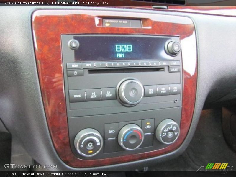 Dark Silver Metallic / Ebony Black 2007 Chevrolet Impala LS