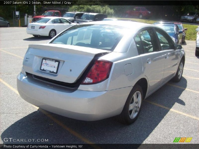 Silver Nickel / Gray 2007 Saturn ION 2 Sedan