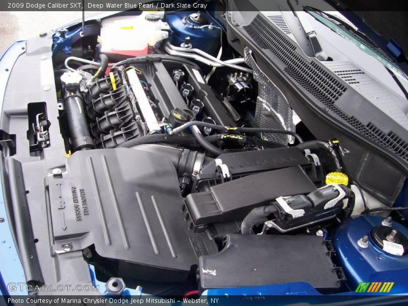 Deep Water Blue Pearl / Dark Slate Gray 2009 Dodge Caliber SXT