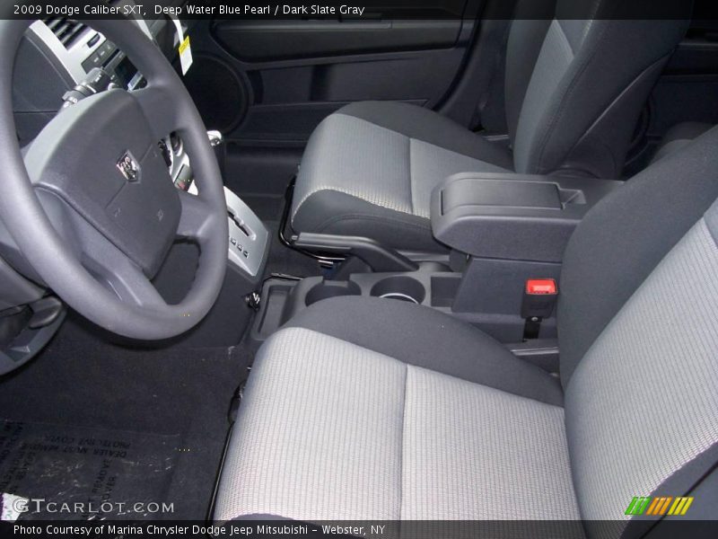 Deep Water Blue Pearl / Dark Slate Gray 2009 Dodge Caliber SXT