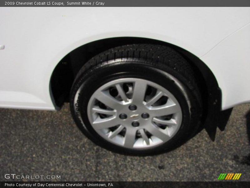 Summit White / Gray 2009 Chevrolet Cobalt LS Coupe