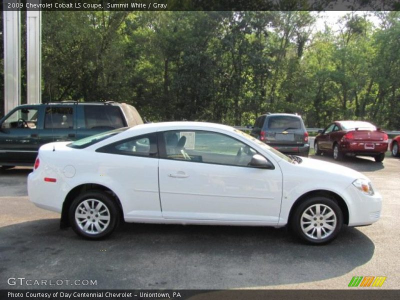 Summit White / Gray 2009 Chevrolet Cobalt LS Coupe