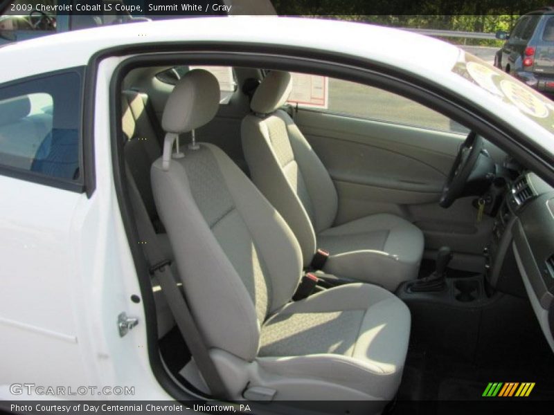Summit White / Gray 2009 Chevrolet Cobalt LS Coupe