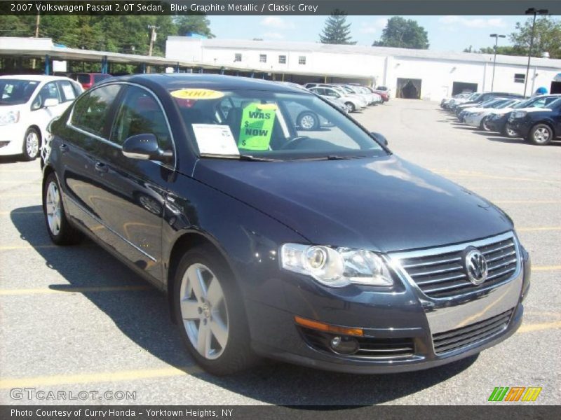 Blue Graphite Metallic / Classic Grey 2007 Volkswagen Passat 2.0T Sedan