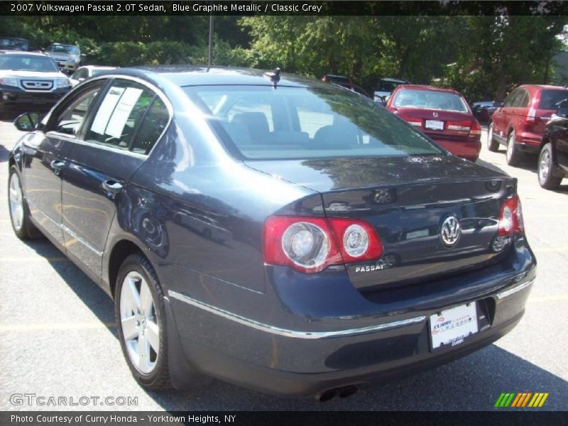 Blue Graphite Metallic / Classic Grey 2007 Volkswagen Passat 2.0T Sedan